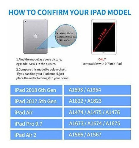 Estuche De Teclado iPad Para iPad Pro De 9.7 Pulgadas, Nuevo 1