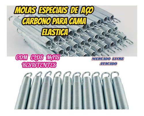 Molas Bicônica 14cnt Para Cama Elastica Kit Com 48+brinde 1