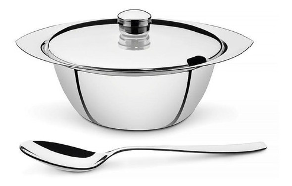 Azucarera Tramontina Cosmos Con Cuchara Acero Samihome 0