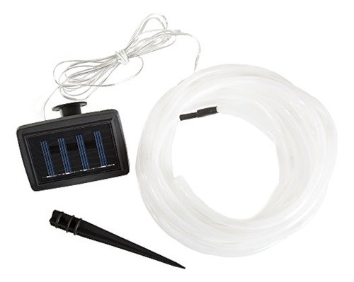 Pure Garden 50121 50 Led Cuerda Solar Light 23 Blanco 1