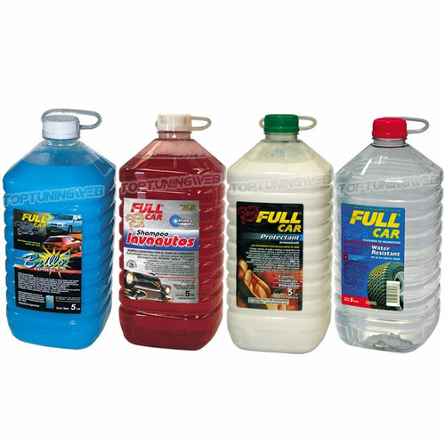 Combo Shampoo Brillo Express Revividor Protectant Full Car 0
