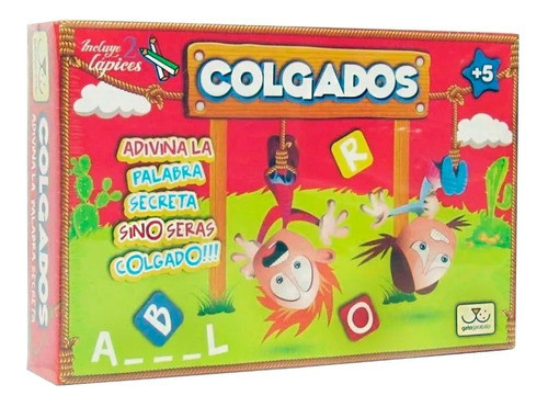 Ahorcado Juego De Mesa Colgado Didáctico Adivina La Palabra 0