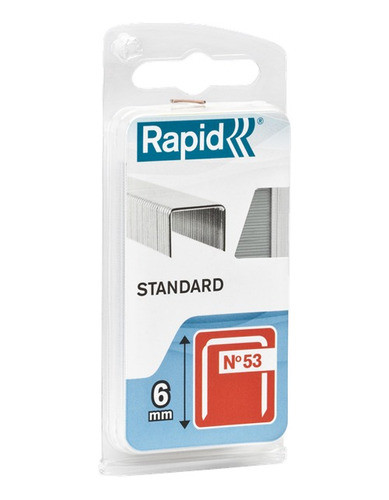 Grapas Para Engrampadora 53/6 X1080 Unidades Rapid 1/4`` 1