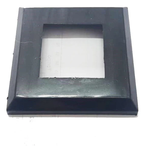 Kit 20 Canopla Para Guarda Corpo Quadrado 30x50 Nylon Preta 0