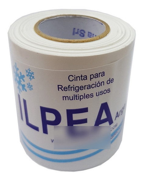 Cinta Pvc Sin Adhesivo Cañearías Aire Acondicionado Blanca 0