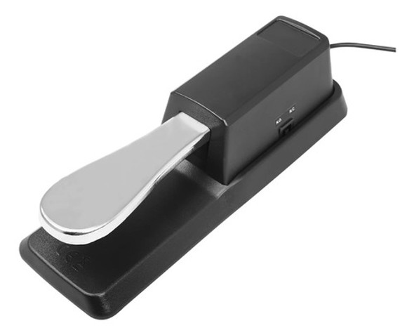 Pedal Para Piano Teclado Universal Preto Chave Inversora 1