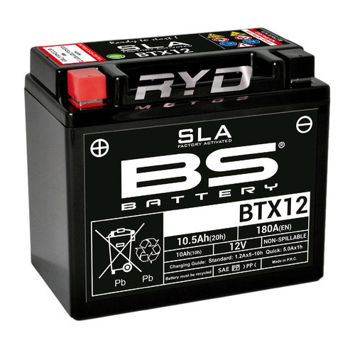 Batería Btx12 = Ytx12- Bs Honda 800 Pacific Bs Battery Ryd 0