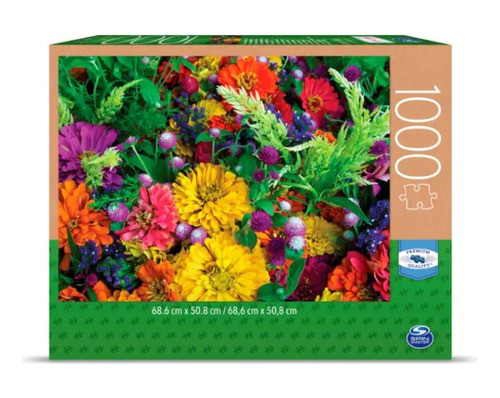 Puzzle 1000 Piezas Flores Spin Master Calidad Premium 1
