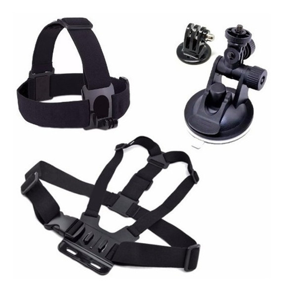 Vibe Shoot Suporte Cabeça Ventosa Jhook Gopro 13 Black 0