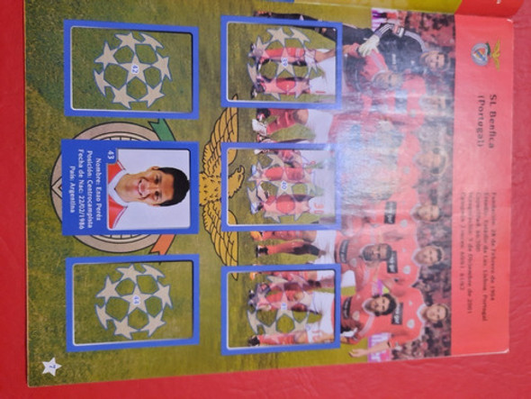 Album  Uefa Champions League Incom.excelente 1