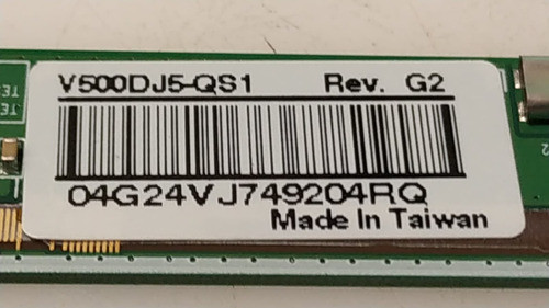 T-com Integradas Display Samsung Un50ku6000 V500dj5-qs1 0