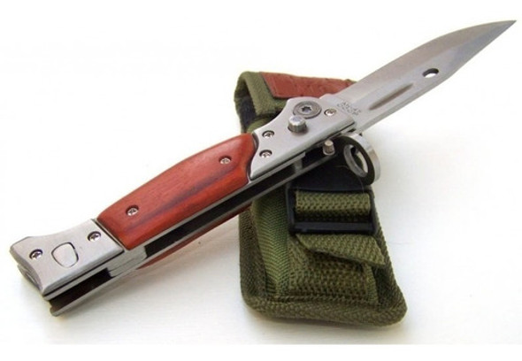 Navaja Ak 47 Bayoneta Ccp N°2  Tactica Funda Automatica 0