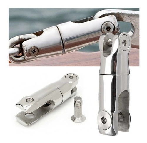 Conector Destorcedor Para Ancoras Em Aço Inox 6 / 8mm. 1