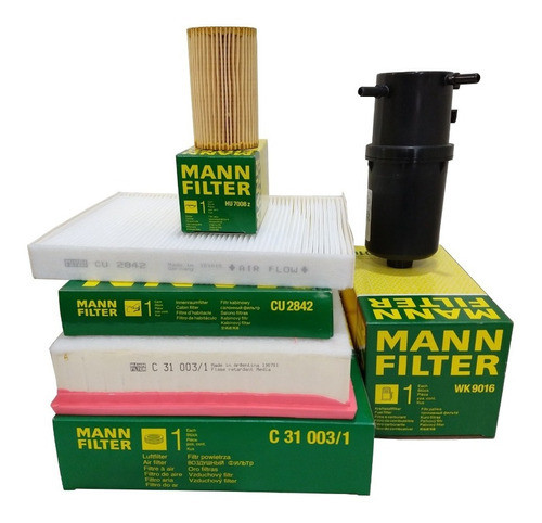 Kit 4 Filtros Mann Amarok Hasta 2015 0