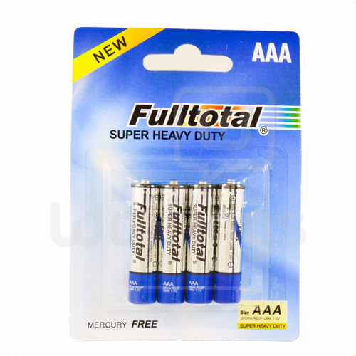 4 Pilas Aaa De Carbon Super Heavy Duty Control Radios Tester 0