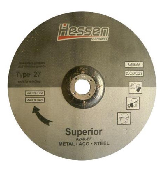 Disco De Desbaste 230x8,0x22,2 Mm A24rbf Da Hessen 0