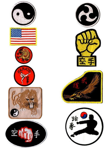 Set Completo Parches Bordados Karate Kid Traje Cobra Kai Adr 1