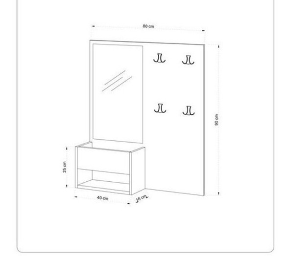 Dressoire Moderno Recibidor Mueble De Entrada Organiz Dr-215 1