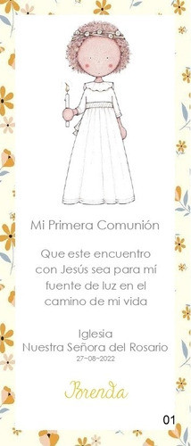 Kit Imprimible Para Comunión Confirmación Tarjeta Selañador 1