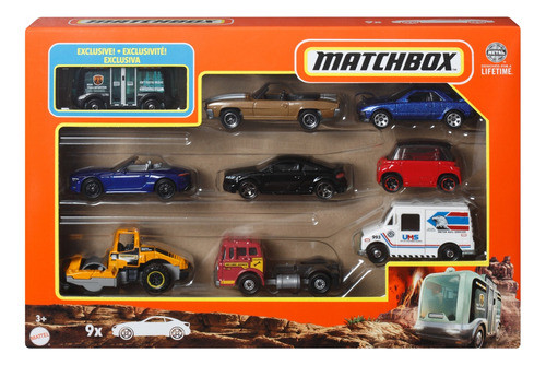 Matchbox - Packx9 Autos X7111-hvt88 0