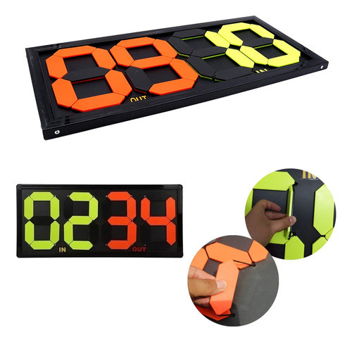 Tablero Para Cambios Manual Fútbol Deporte Entrenamiento 0