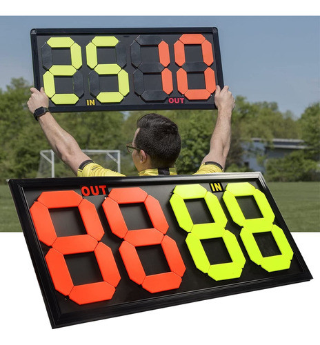 Tablero Para Cambios Manual Fútbol Deporte Entrenamiento 1