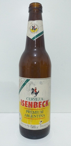 Isenbeck Etiqueta Blanca Y Amarilla 500 Cm 2001- Envíos (08) 0