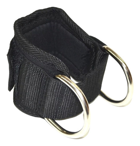 Par 2 Tobilleras Polea Doble Gancho Abrojo Premium Gym Fit 1