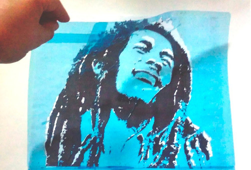Stencil Plantilla Bob Marley Acetato 35x50cm  Personalizados 0