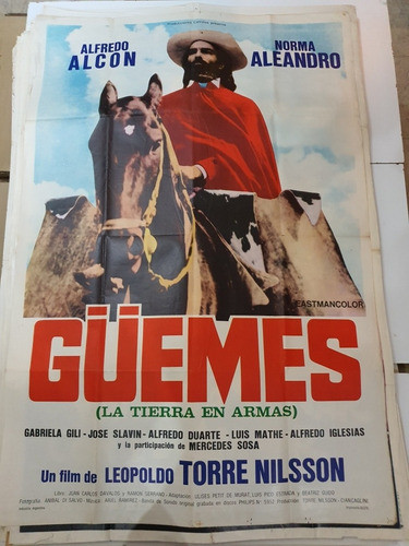 Afiche De Cine Original 1600-alfredo Alcon - Guemes 0