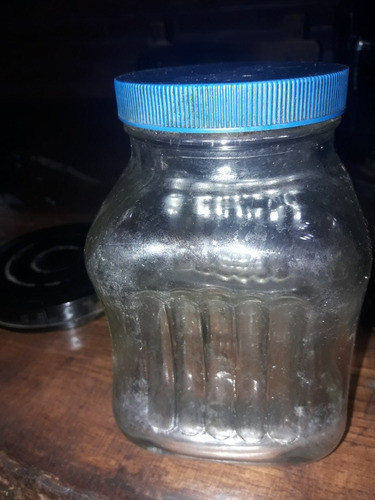 Antiguo Frasco De Vidrio Relieve Impecable !!!! 1