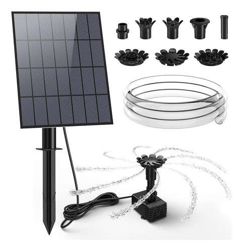 Kit De Bomba De Agua Solar Amztime De 3,5 W, Fuente De Baño 0