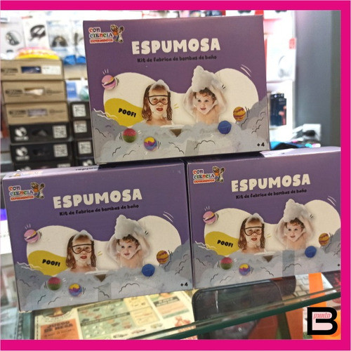 Combo Espumosa Bombas De Baño X3 Unidades Ciencia Quimica 1