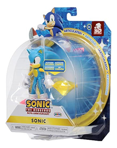 Figura De Acción De Sonic The Hedgehog De 4 Pulgadas Sonic M 1