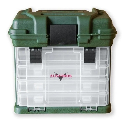 Caja De Pesca Organizadora Para Señuelos Bait 4 Gaveteros 1