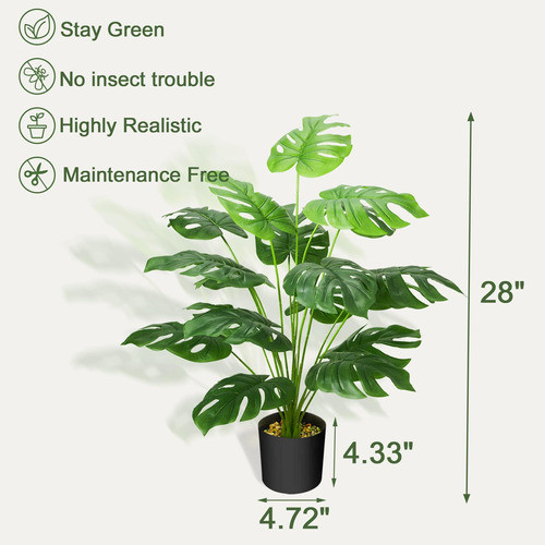 Guheake 28 Plantas Falsas Grandes, Planta Artificial Suelo 1