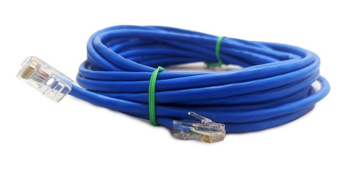 Cabo De Rede 20m Cat5e Azul Para Internet Com Conector Rj45 0