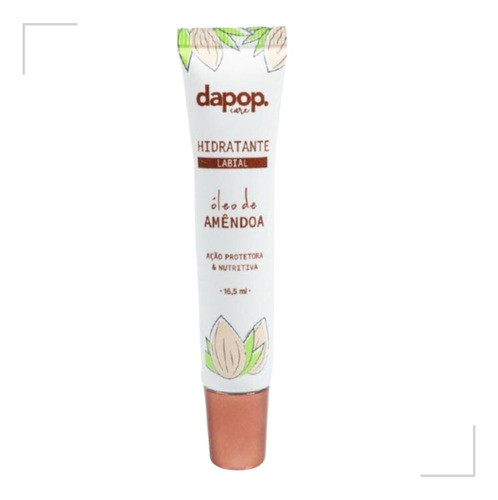 Kit Hidratante Labial Dapop Amêndoa Coco Karité 16,5ml 1