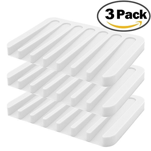 Jabonera Flexible Con Drenaje P/baño/cocina Fácil De Limpiar 0