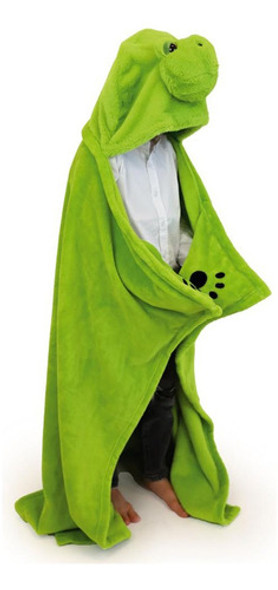 Manta Para Niños Cozy Noxxiez Con Capucha Tortuga 0