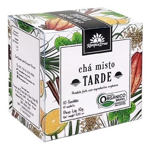 Chá Misto Tarde Orgânico 10 Saches - Kampo De Ervas 0