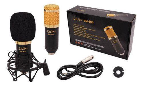 Microfone Zion Bm800z Novo Modelo Para Celular 1
