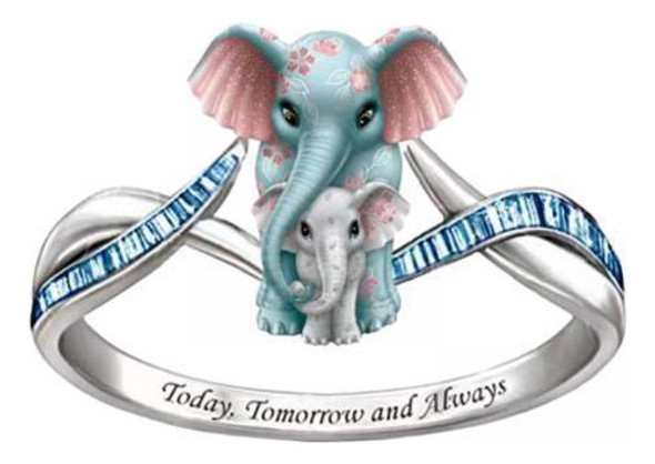 6 Anel De Casamento Moda Jóias Forma De Elefante 0