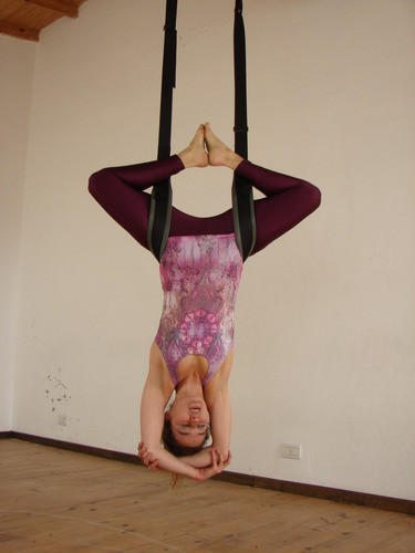 Kit Columpio Yoga Profesional + Fijaciones Para Techo 1