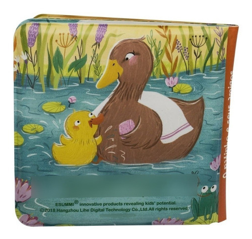 Livrinho P/ Banho Do Bebe Magic Color Desenhos Patinho Feliz 1