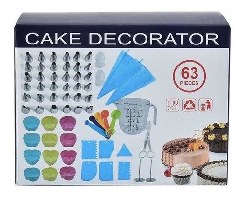 Set Accesorios De Pasteleria Reposteria Manga Picos Tortas 0