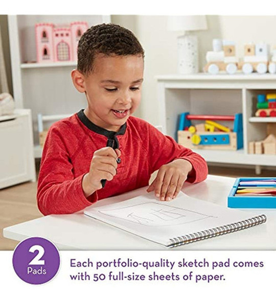 Bloc De Dibujo De Melissa & Doug (9 X 12 Pulgadas) - 50 Hoja 1