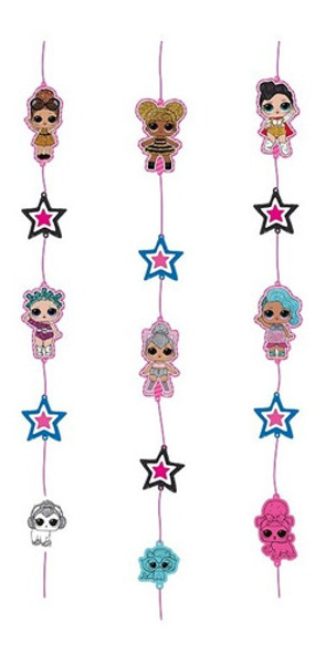 Cortina Decorativa Para Montar - Festa L.o.l. Surprise! 0