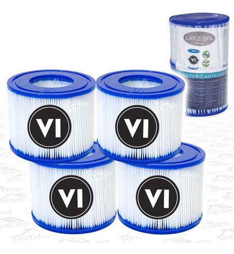 2 Packs De 2 Cartuchos Filtro Bestway 60311 Tipo Vi Bomba 0
