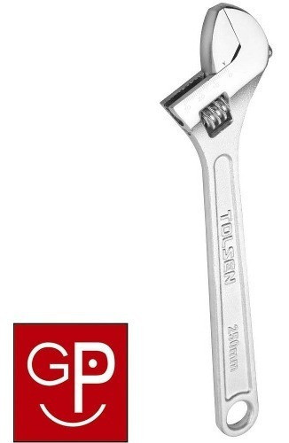 Llave Francesa Acabado Cromado 10 Pulgadas Tolsen 15003 G P 1